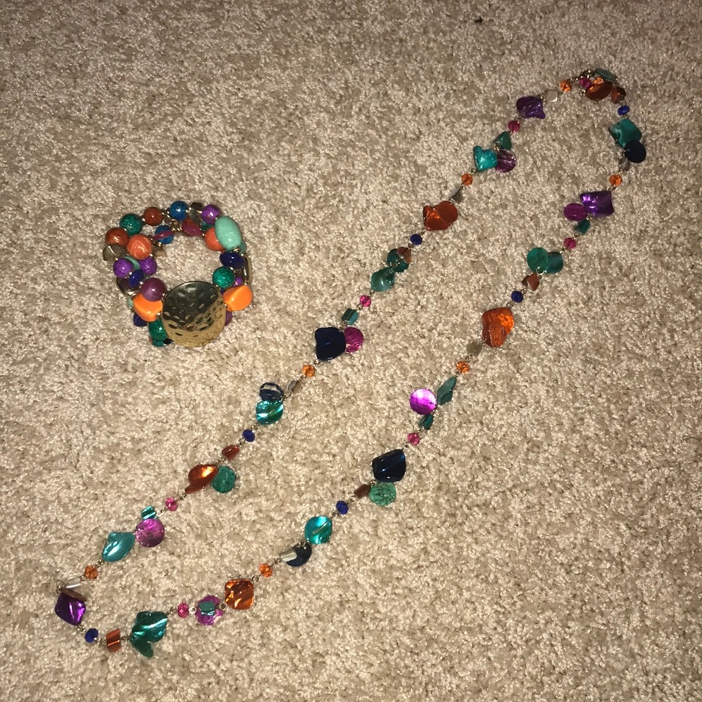 Matching Necklace and Bracelet